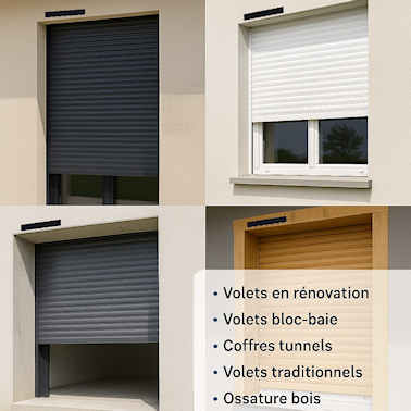 Guide volet roulant solaire